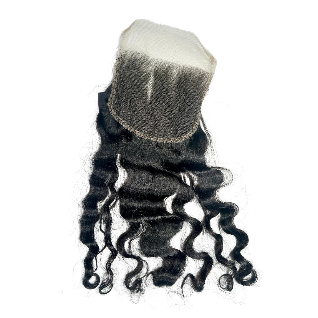 Raw Ripple Deep Curly 5x5 HD Lace Closure