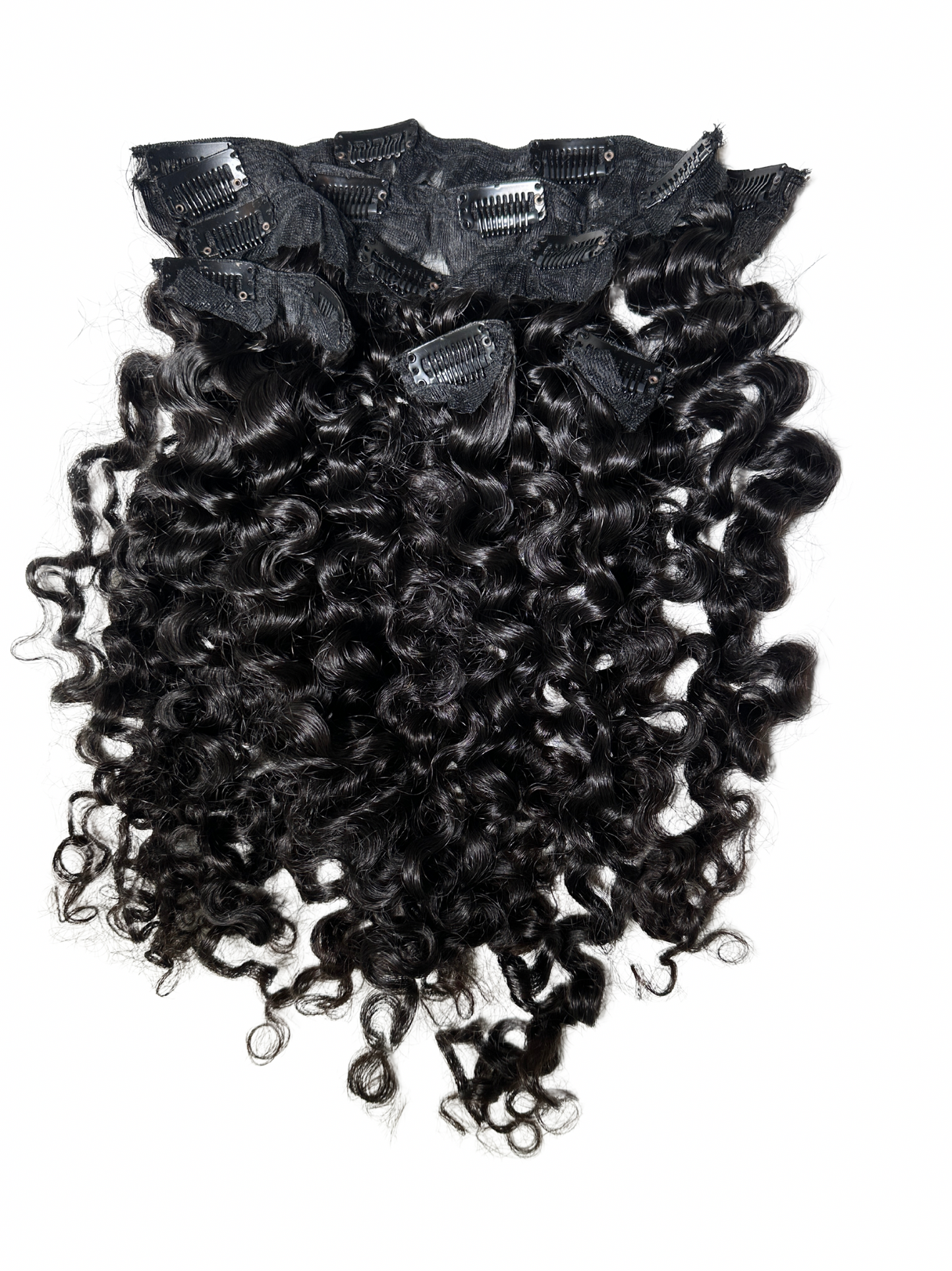 Traditional Wefted Burmese Loose Curly Clip-Ins PRE-ORDER