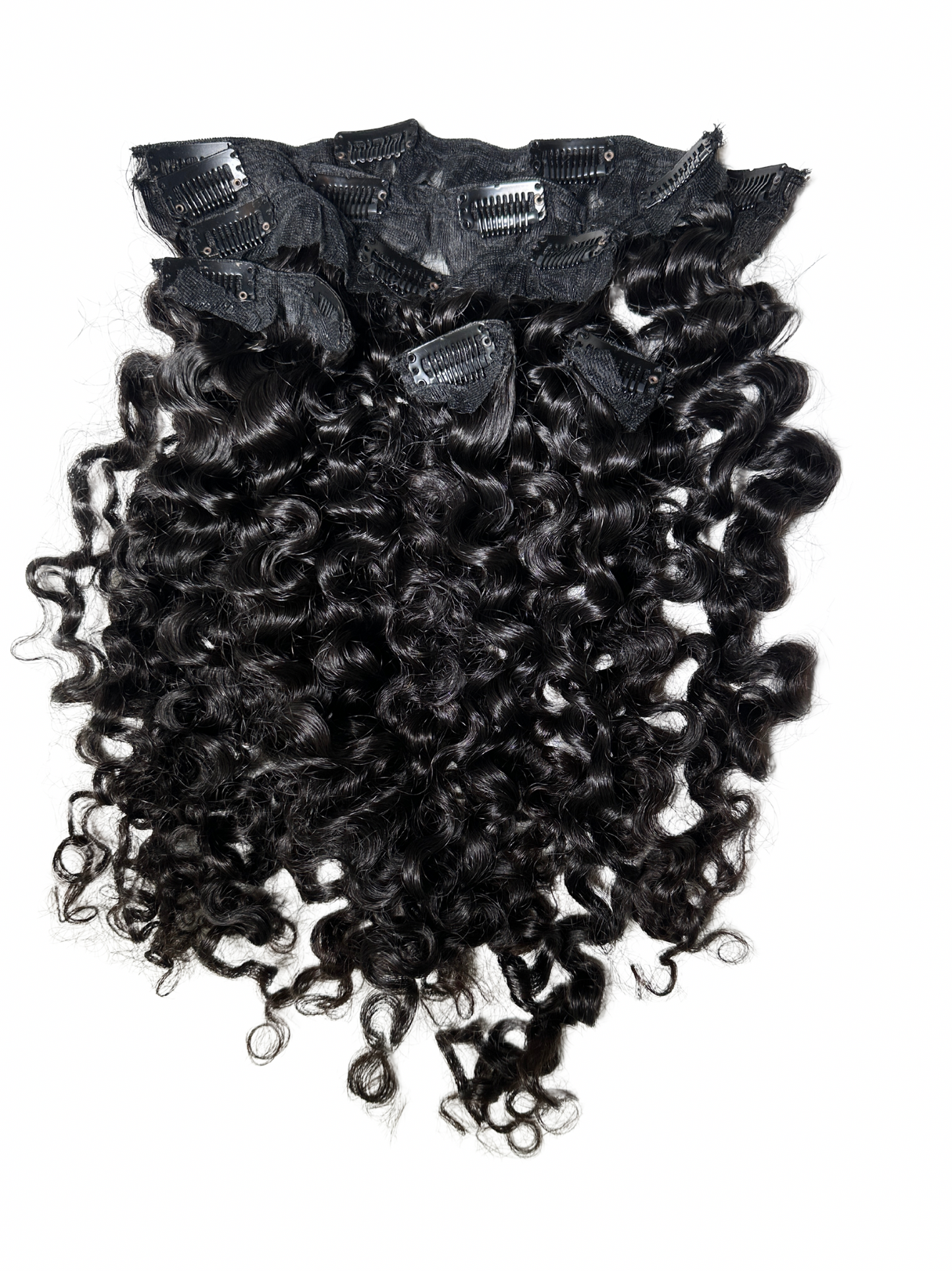 Traditional Wefted Burmese Loose Curly Clip-Ins (Pre-Order)